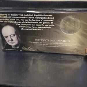 First Commemorative Mint Winston Churchill Collection - Coin, Voucher 1953-1963
